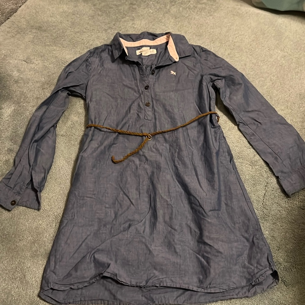 Girls Chambray Dress